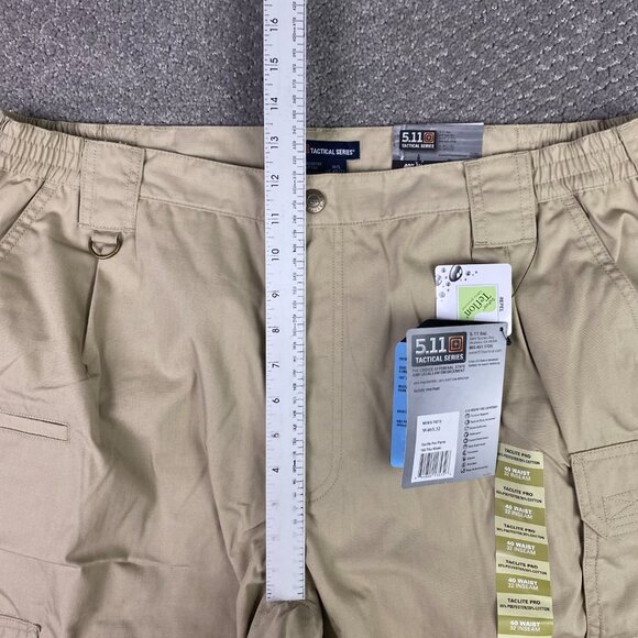 NWT 5.11 Tactical Taclite Pro Pants Cargo Ripstop Khaki Men's 40 x 32 - Picture 12 of 15